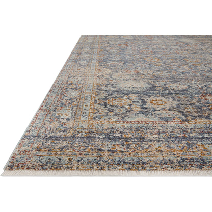 Blake BLA-07 Rug by Angela Rose x Loloi in navy, multi. Made from 100% polyester in a unique style.