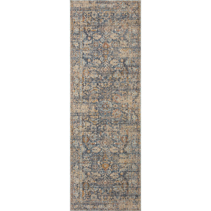 Blake BLA-07 Rug by Angela Rose x Loloi in navy, multi. Made from 100% polyester in a unique style.
