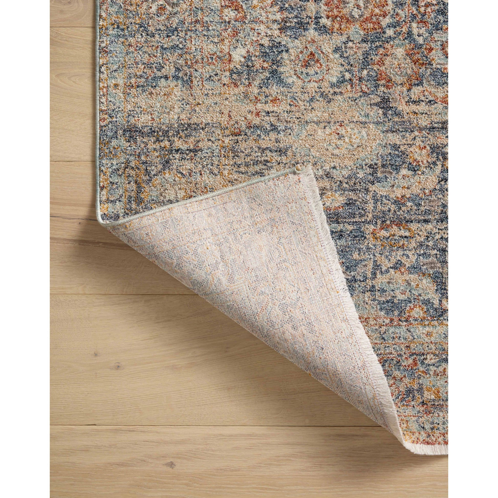 Blake BLA-07 Rug by Angela Rose x Loloi in navy, multi. Made from 100% polyester in a unique style.