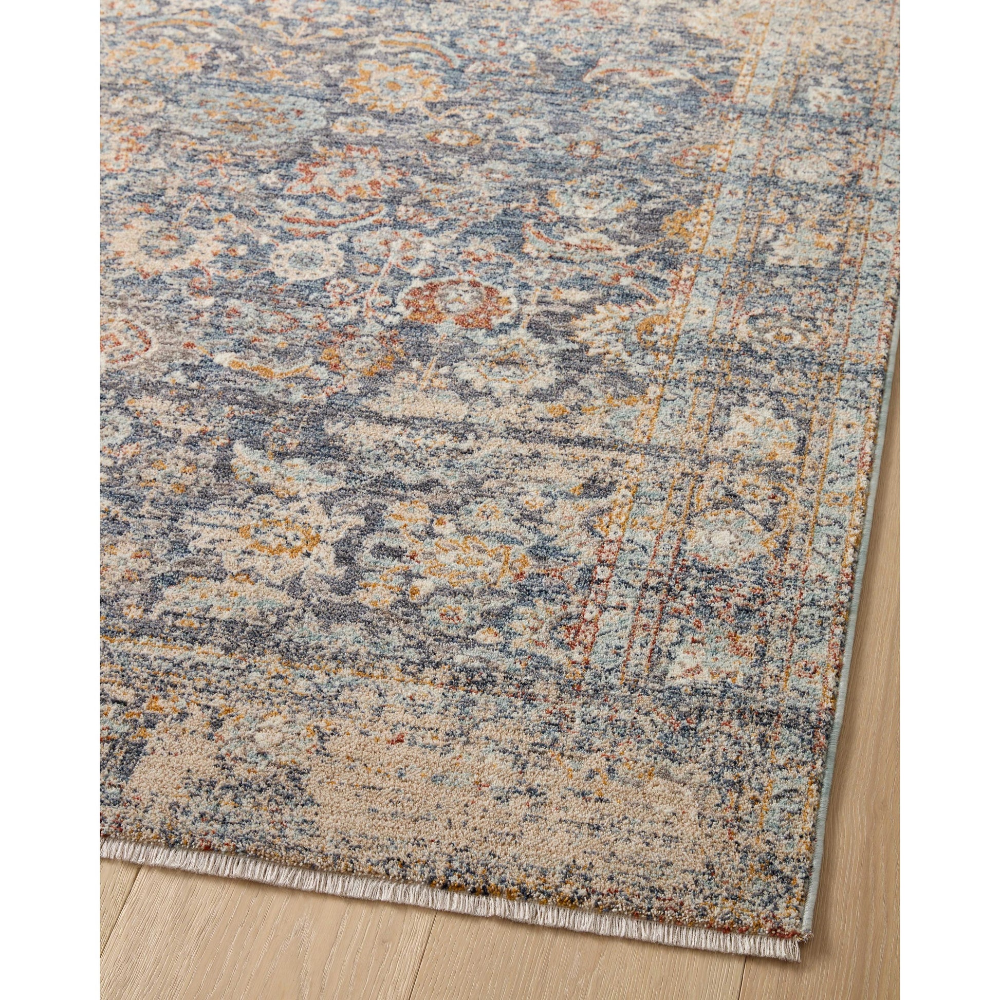 Blake BLA-07 Rug by Angela Rose x Loloi in navy, multi. Made from 100% polyester in a unique styl