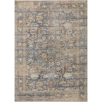 Blake BLA-07 Rug by Angela Rose x Loloi in navy, multi. Made from 100% polyester in a unique