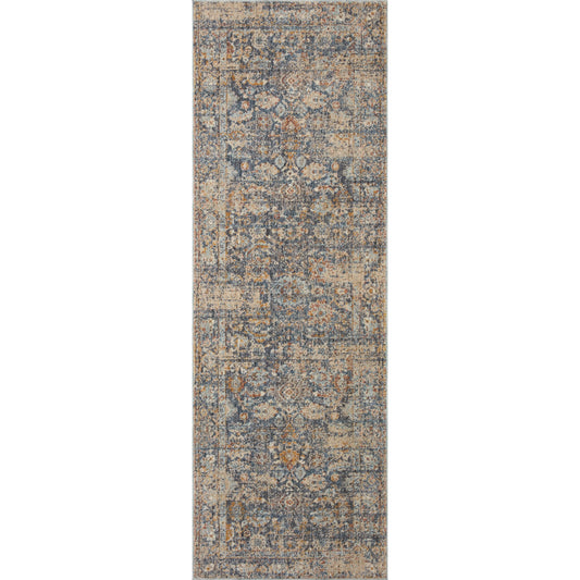 Blake BLA-07 Rug by Angela Rose x Loloi in navy, multi. Made from 100% polyester in a unique style.