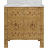 Burl Wood & Antique Brass
