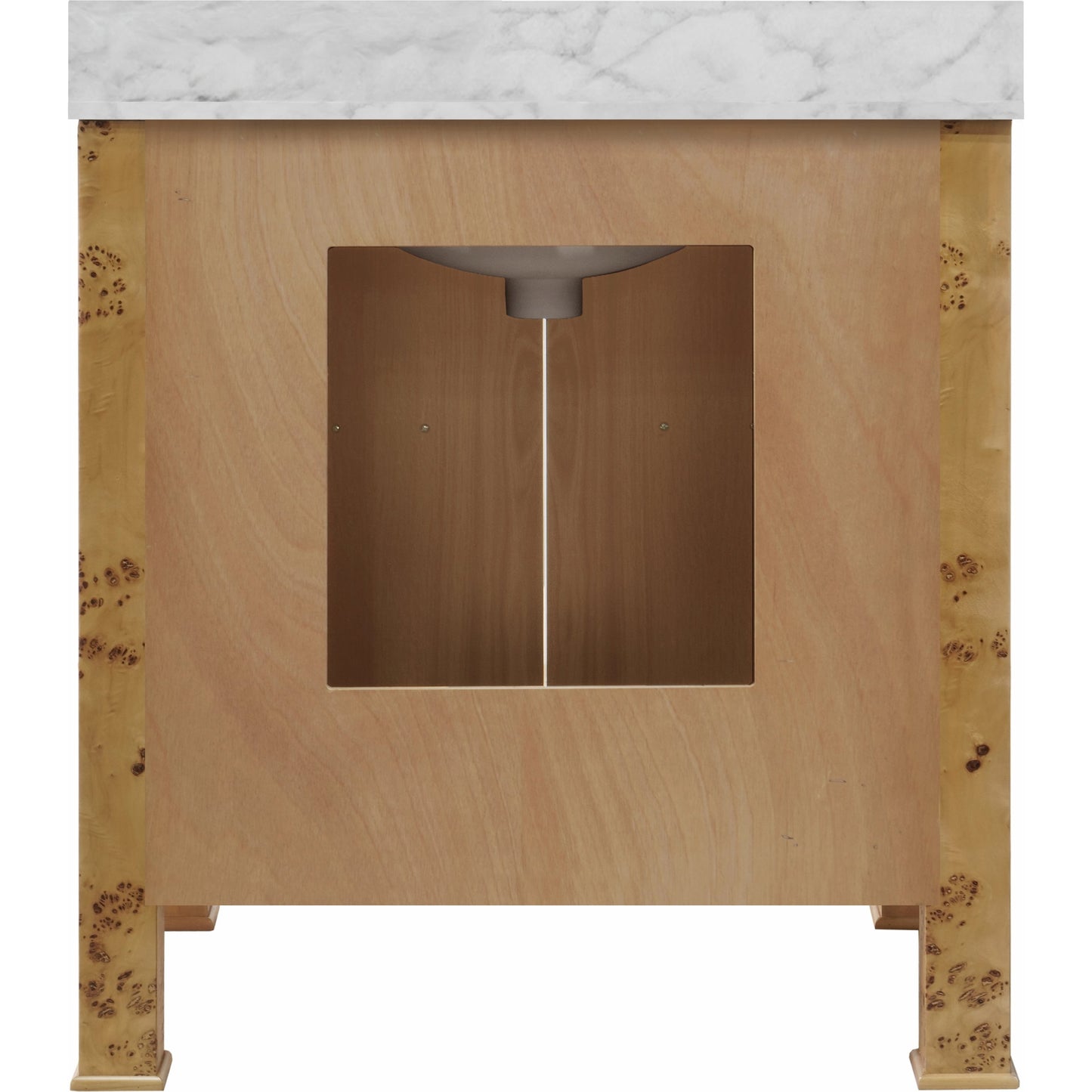 002 SI-2135281 | Additional Silo | Blanche Bath Vanity by Worlds Away. Made from hardwood solids, mdf, linen, metal, marble, porcelain in a modern style.