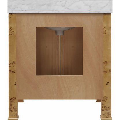 Blanche Bath Vanity by Worlds Away. Made from hardwood solids, mdf, linen, metal, marble, porcelain in a modern style.