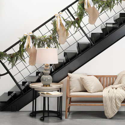 Bubble Table Lamp by Lifestyle by JY. Made from ceramic in a coastal style.