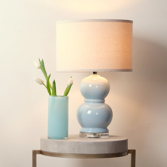 Bubble Table Lamp by The Livingston Collection. Made from ceramic in a coastal style.
