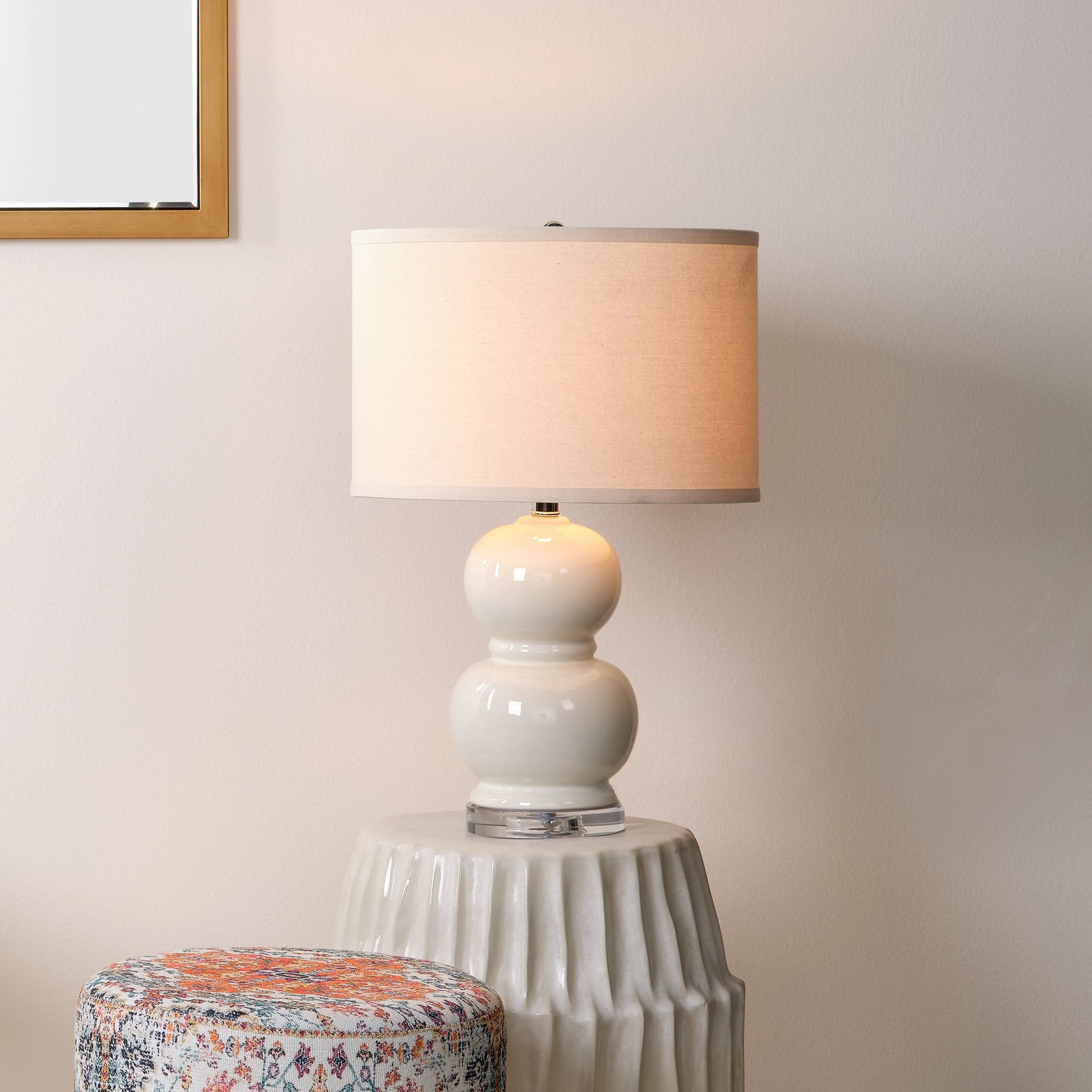 Bubble Table Lamp by Lifestyle by JY. Made from ceramic in a coastal style.