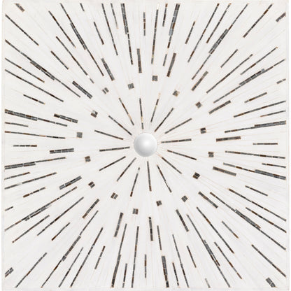 Blanca - 25300 by Surya in white and hand painted. Made from wood in a unique style.