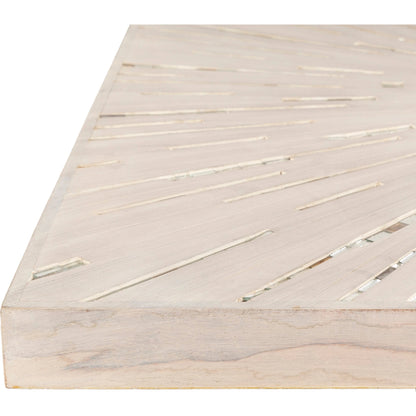 Blanca - 25300 by Surya in white and hand painted. Made from wood in a unique style.