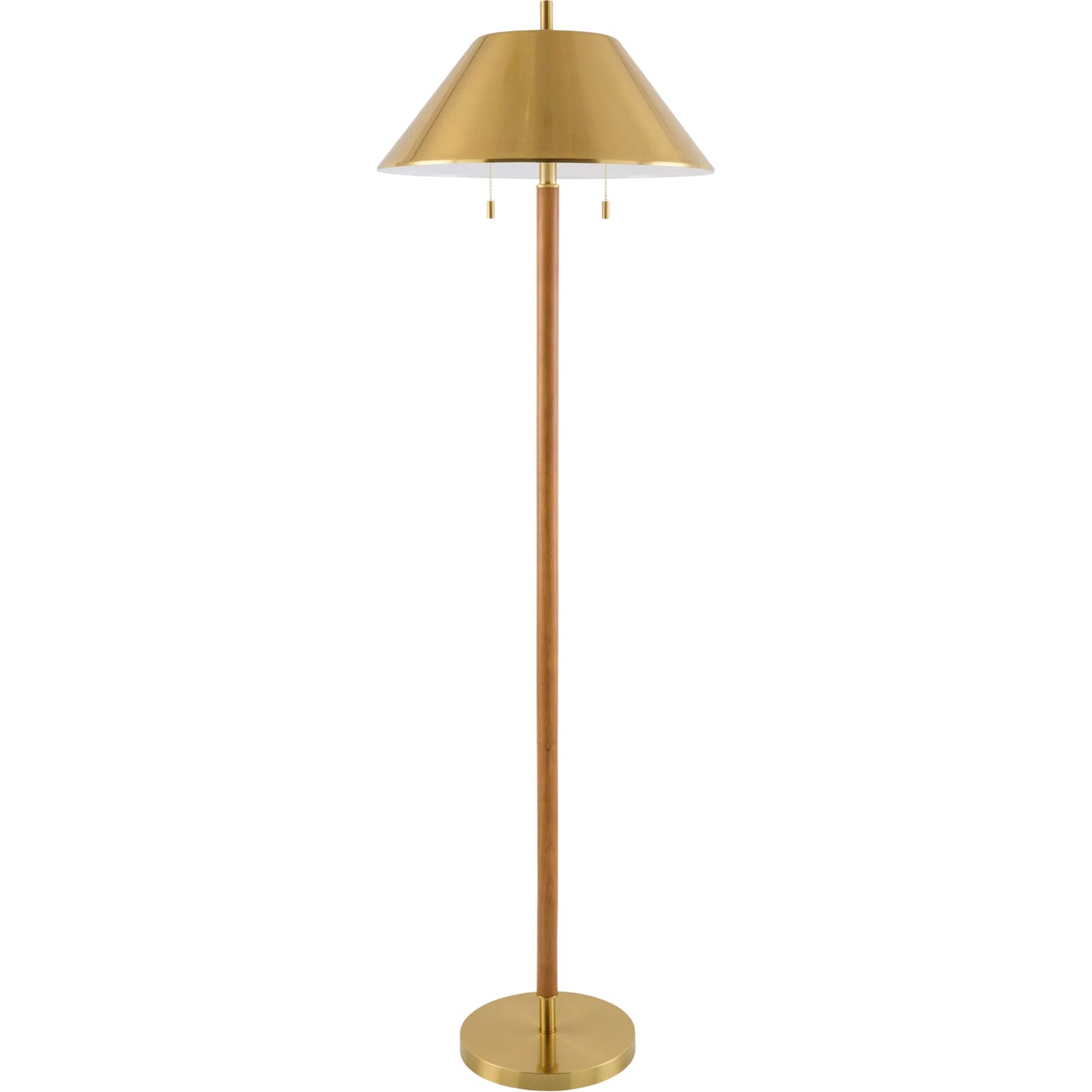 000 SI-2460509 | Primary Silo | Baldor Accent Floor Lamp by Surya in metallic brass, translucent and electroplated. Made from iron, metal in a unique style.