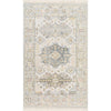 Ivory, Slate Blue, Olive, Mustard, Blush / 2' x 3'