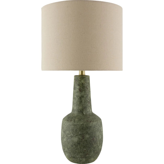 Beraliya Accent Table Lamp by Surya in hand painted. Made from ceramic, linen, polyester, iron in a unique style.
