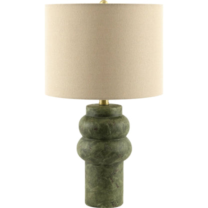 Beraliya Accent Table Lamp by Surya in hand painted. Made from ceramic, linen, polyester, iron in a modern style.
