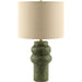 Beraliya Accent Table Lamp by Surya in hand painted. Made from ceramic, linen, polyester, iron in a modern style.