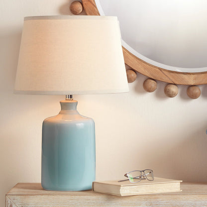 Milk Jug Table Lamp by Lifestyle by JY. Made from ceramic in a cottage & farmhouse style.