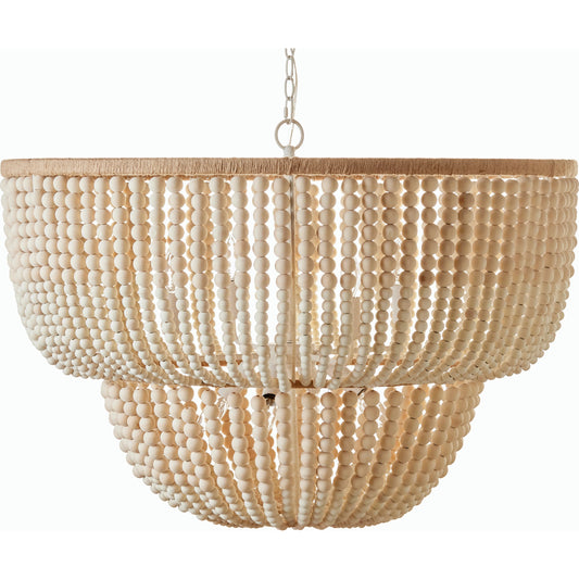Belem Pendant - 537736 by Surya in fixture: cream, shade: cream, cord: white and paintedhand paintedmetallic. Made from iron in a cottage & farmhouse style.