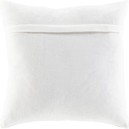 Balliano Pillow - 32055 by Livabliss in aqua, white, pale blue. Made from 100% polyester in a modern style.