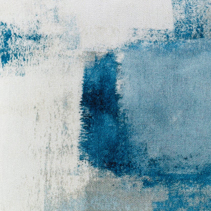 Balliano Pillow - 32055 by Livabliss in aqua, white, pale blue. Made from 100% polyester in a modern style.