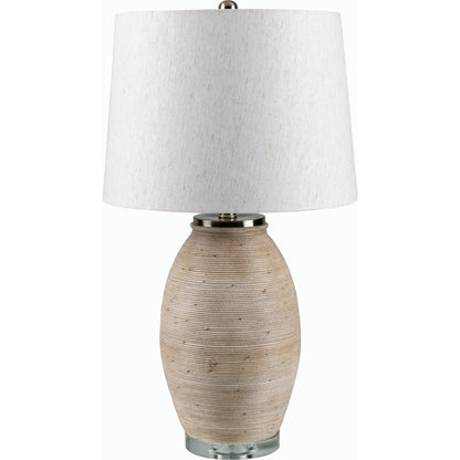 Brillo Table Lamp - 531739 by Livabliss in coloredplated. Made from cement, linen, polyester, iron in a modern style.