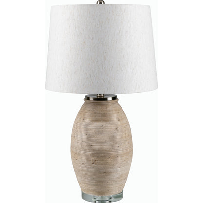 Brillo Table Lamp - 531739 by Livabliss in coloredplated. Made from cement, linen, polyester, iron in a modern style.
