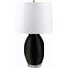 Brillo Table Lamp - 531739 by Livabliss in coloredplated. Made from cement, linen, polyester, iron in a modern style.