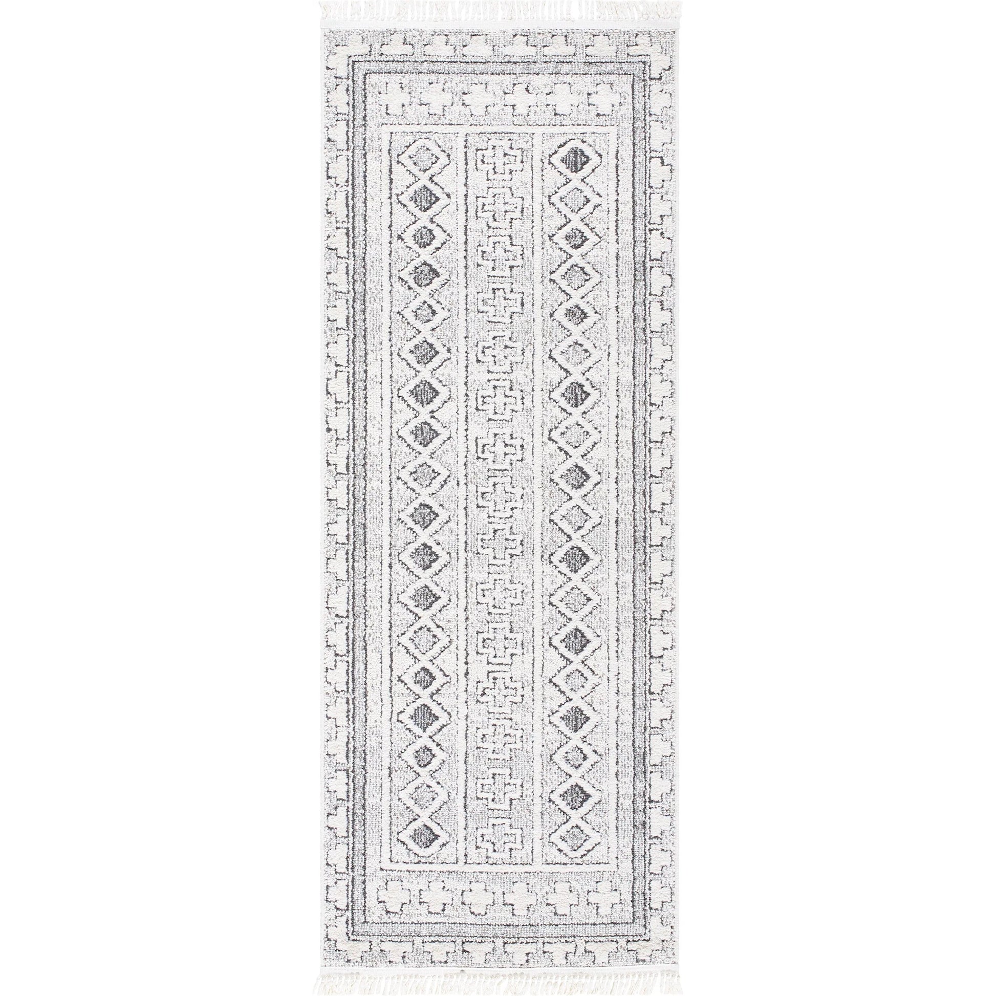 Berlin Rug - 494652 by Livabliss in ivory, black. Made from polypropylene, polyester in a unique style.