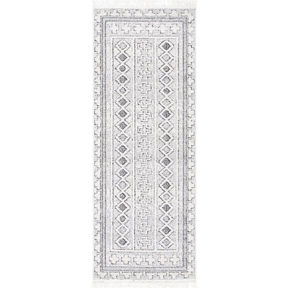 Berlin Rug - 494652 by Livabliss in ivory, black. Made from polypropylene, polyester in a unique style.