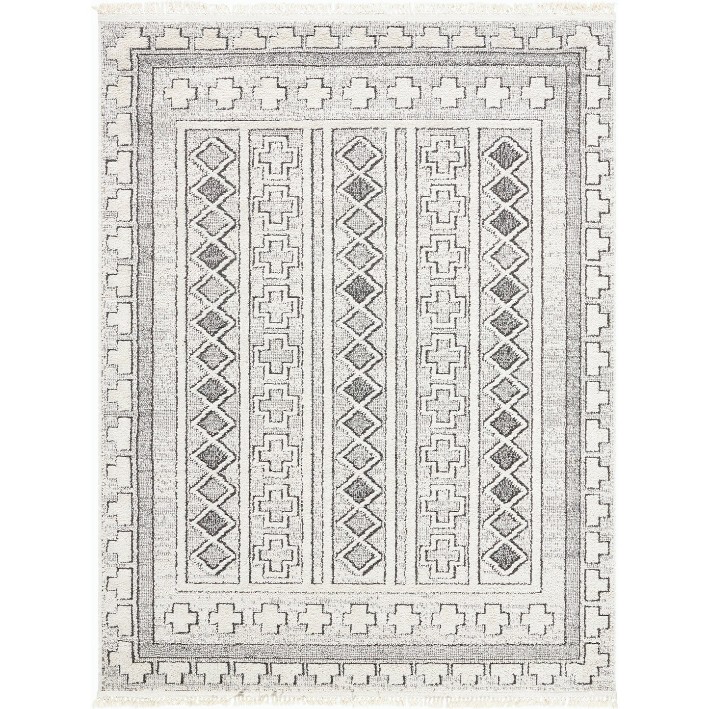 001 SI-2167767,SI-2167768,SI-2167769,SI-2167770 | Primary Silo | Berlin Rug - 494652 by Livabliss in ivory, black. Made from polypropylene, polyester in a unique style.