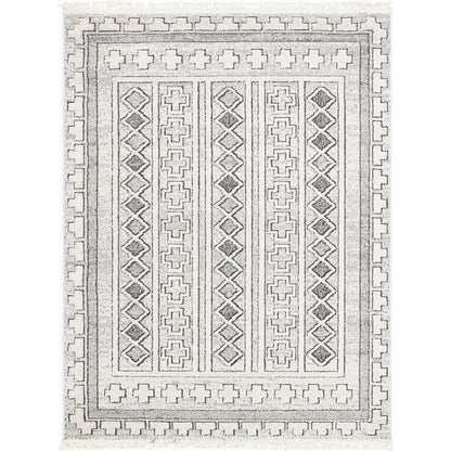 Berlin Rug - 494652 by Livabliss in ivory, black. Made from polypropylene, polyester in a unique style.