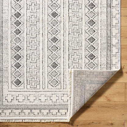 Berlin Rug - 494652 by Livabliss in ivory, black. Made from polypropylene, polyester in a unique style.