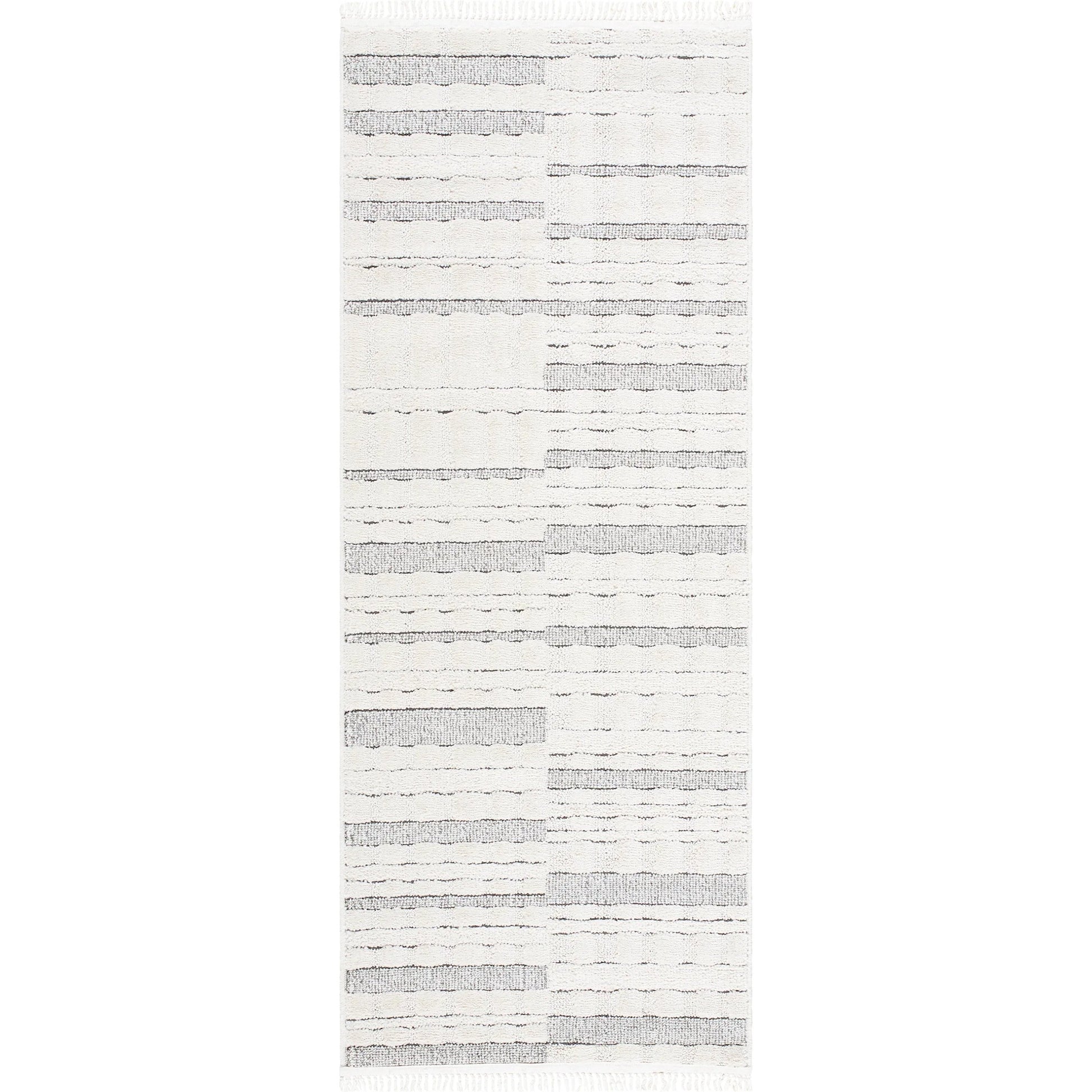 Berlin Rug - 494659 by Livabliss in ivory, black. Made from polypropylene, polyester in a unique style.