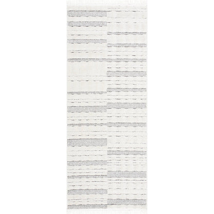 Berlin Rug - 494659 by Livabliss in ivory, black. Made from polypropylene, polyester in a unique style.