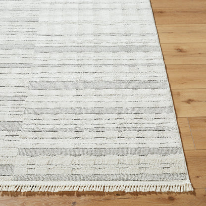 Berlin Rug - 494659 by Livabliss in ivory, black. Made from polypropylene, polyester in a unique style.