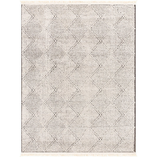 Berlin Rug - 494666 by Livabliss in ivory, black. Made from polypropylene, polyester in a unique style.
