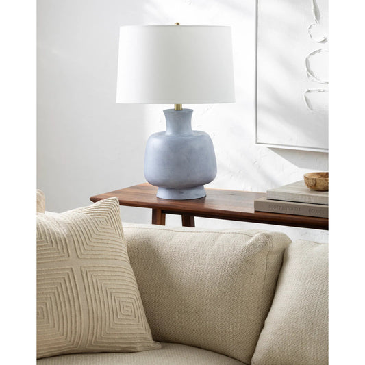 Belton Table Lamp - 535878 by Livabliss. Made from resin, linen, iron in a modern style.