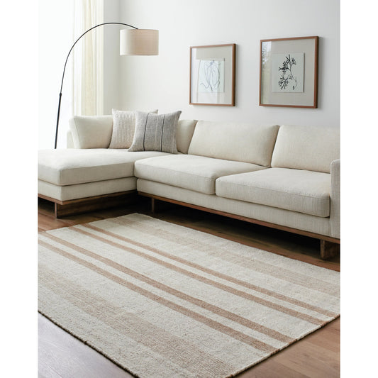 Bolu Rug - 489257 by Surya in light silver, ash, khaki, sage. Made from wool in a unique style.