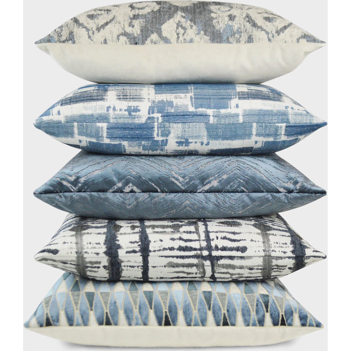 003 SI-2382271 | Lifestyle | Social Call Pillow by DV Kap Home in platinum. Made from 100% polyester in a unique style.