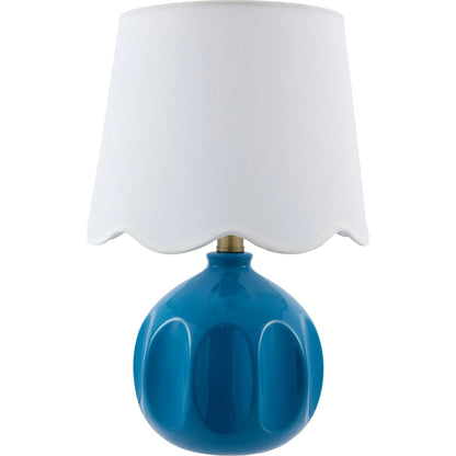 Bellune Accent Table Lamp by Livabliss in plated, glazed. Made from ceramic, linen, polyester, iron in a unique style.