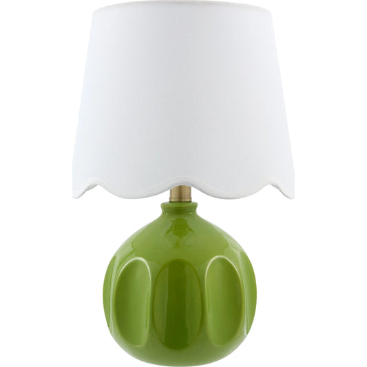 Bellune Accent Table Lamp by Livabliss in plated, glazed. Made from ceramic, linen, polyester, iron in a unique style.