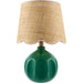 Bellune Accent Table Lamp by Livabliss in plated, glazed. Made from ceramic, jute, polyester, iron in a unique style.