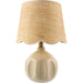 Bellune Accent Table Lamp by Livabliss in plated, glazed. Made from ceramic, jute, polyester, iron in a unique style.