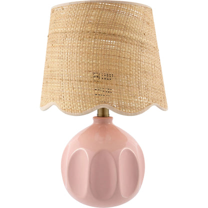 Bellune Accent Table Lamp by Livabliss in plated, glazed. Made from ceramic, jute, polyester, iron in a unique style.