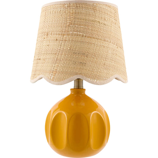 Bellune Accent Table Lamp by Livabliss in plated, glazed. Made from ceramic, jute, polyester, iron in a unique style.