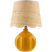 Bellune Accent Table Lamp by Livabliss in plated, glazed. Made from ceramic, jute, polyester, iron in a unique style.