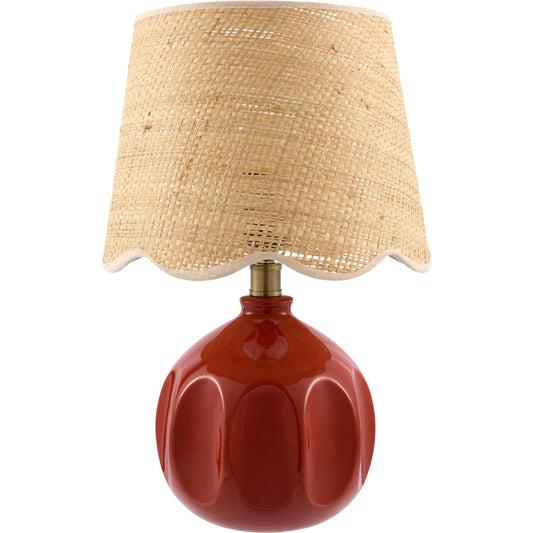 Bellune Accent Table Lamp by Livabliss in plated, glazed. Made from ceramic, jute, polyester, iron in a unique style.