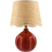 Bellune Accent Table Lamp by Livabliss in plated, glazed. Made from ceramic, jute, polyester, iron in a unique style.