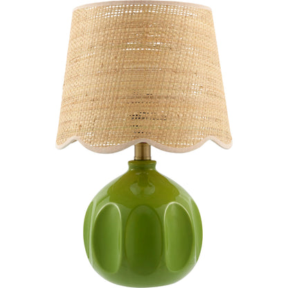 Bellune Accent Table Lamp by Livabliss in plated, glazed. Made from ceramic, jute, polyester, iron in a unique style.
