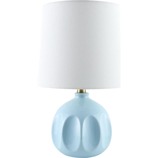 Bellune Accent Table Lamp by Livabliss in glazed, plated. Made from ceramic, linen, polyester, iron in a unique style.
