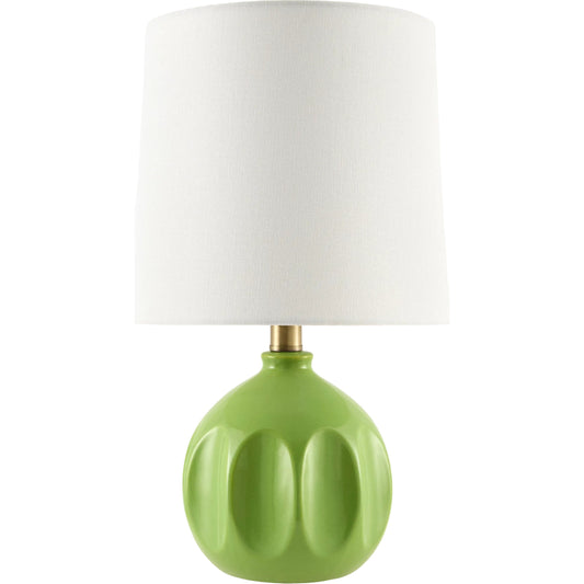 Bellune Accent Table Lamp by Livabliss in glazed, plated. Made from ceramic, linen, polyester, iron in a unique style.